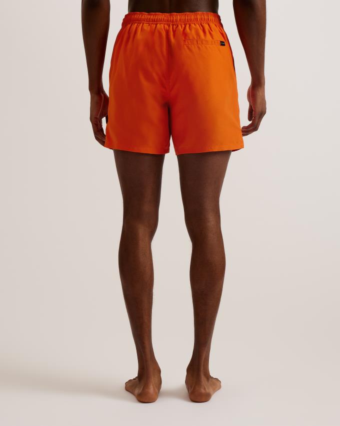 Short Ted Baker Plain Half Elasticated Swim Orange Clair Homme | NEX-90086727